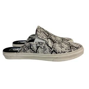 Vans Snakeskin SF Marshmallow Slip On Mule Slides Ultracush Shoes W 11 M 9.5